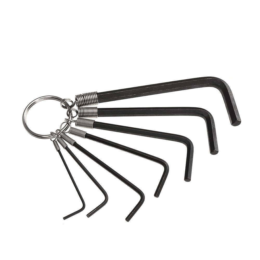 Hex Key Wrench 7Pcs Hex Key Set On A Ring Image 2