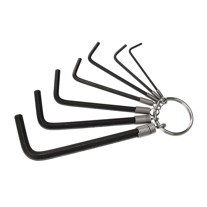 Hex Key Wrench 7Pcs Hex Key Set On A Ring Image 3