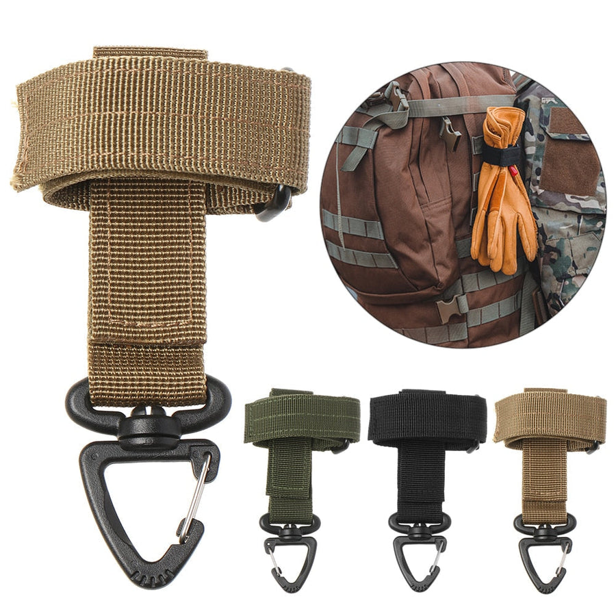 Glove Hook Safety Clip Outdoor Gloves Climbing Rope Storage Buckle Anti-lost Adjust Camping Glove Hanging Buckle Image 1