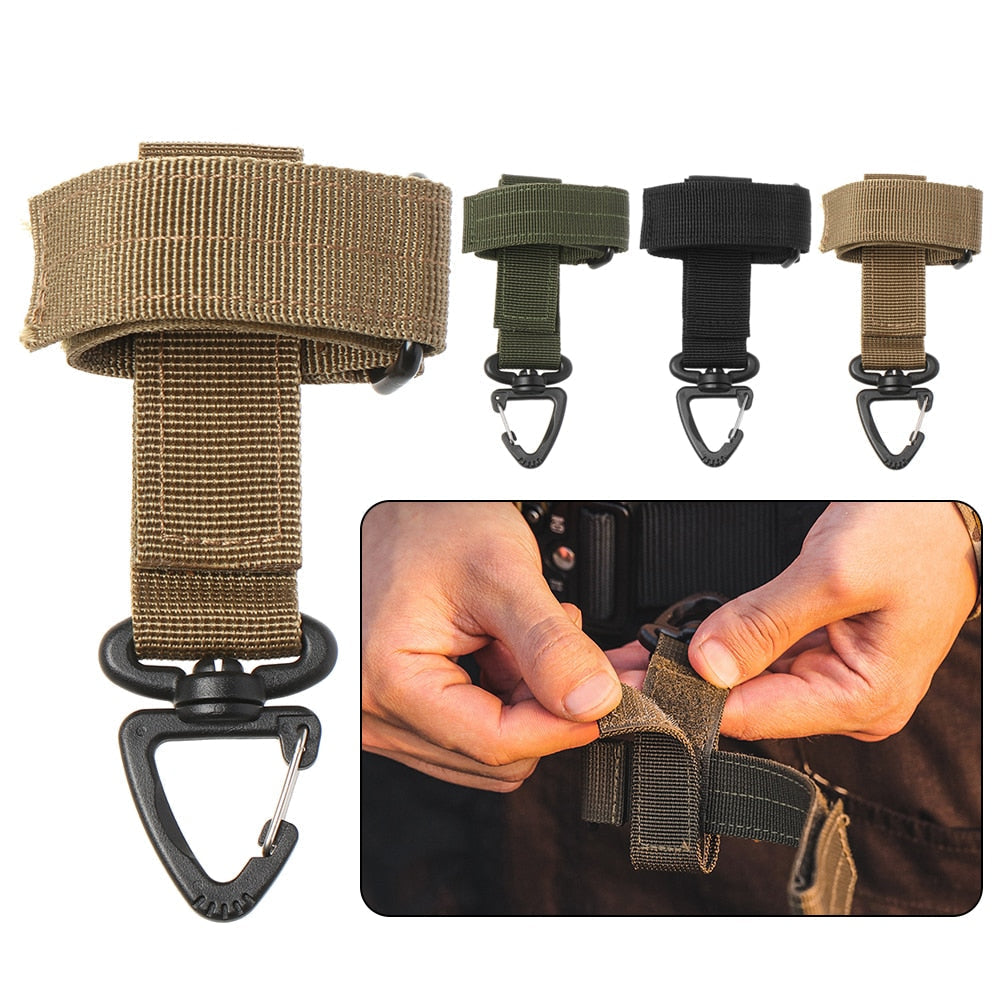 Glove Hook Safety Clip Outdoor Gloves Climbing Rope Storage Buckle Anti-lost Adjust Camping Glove Hanging Buckle Image 2