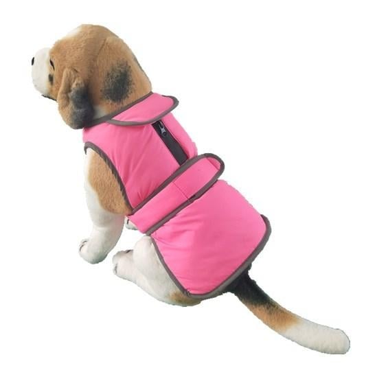 Hapet Pet Dog Clothes Waterproof Reflective Wool Vest Jacket Winter Warm Pet Clothes Image 1