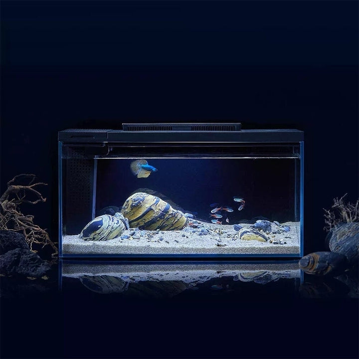 Intelligent Aquariums Smart Lighting System 4 Filtration APP Control Fish Tank with HD Glass Body Modular Function Image 1