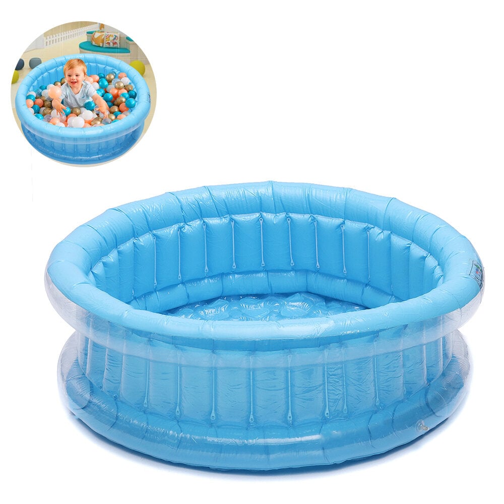 Inflatable Swimming Pool Baby Kids Water Play Kiddie Pools Ocean Ball Pool Bathtub Camping Travel Image 1