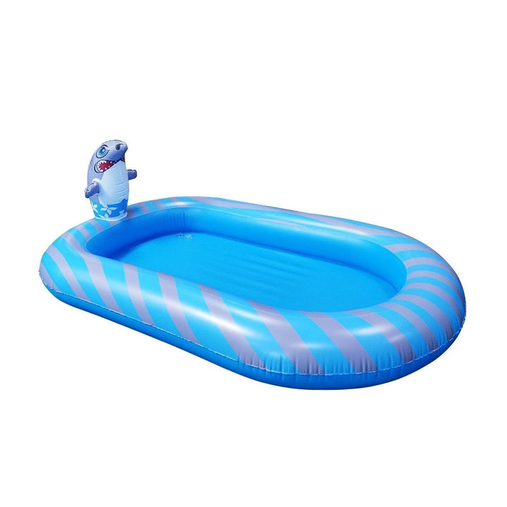 Inflatable Swimming Pool Dinosaur Kids Play Mat Bath Tubs Baby Shower Yard Garden Water Fun Sport Image 7