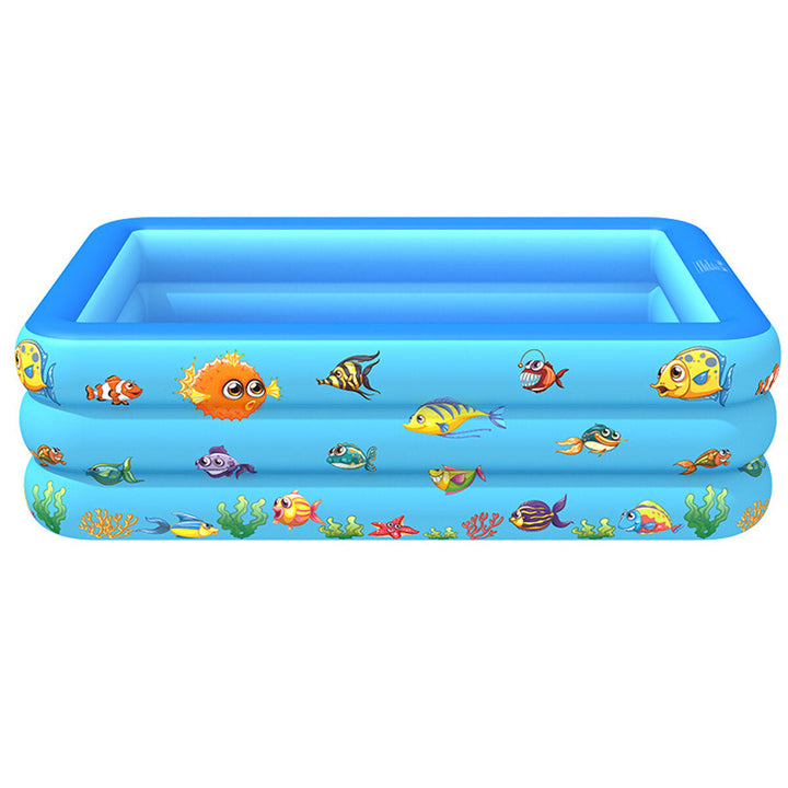 Inflatable Swimming Pool Garden Outdoor PVC Paddling Pools Kid Game Pool Image 1