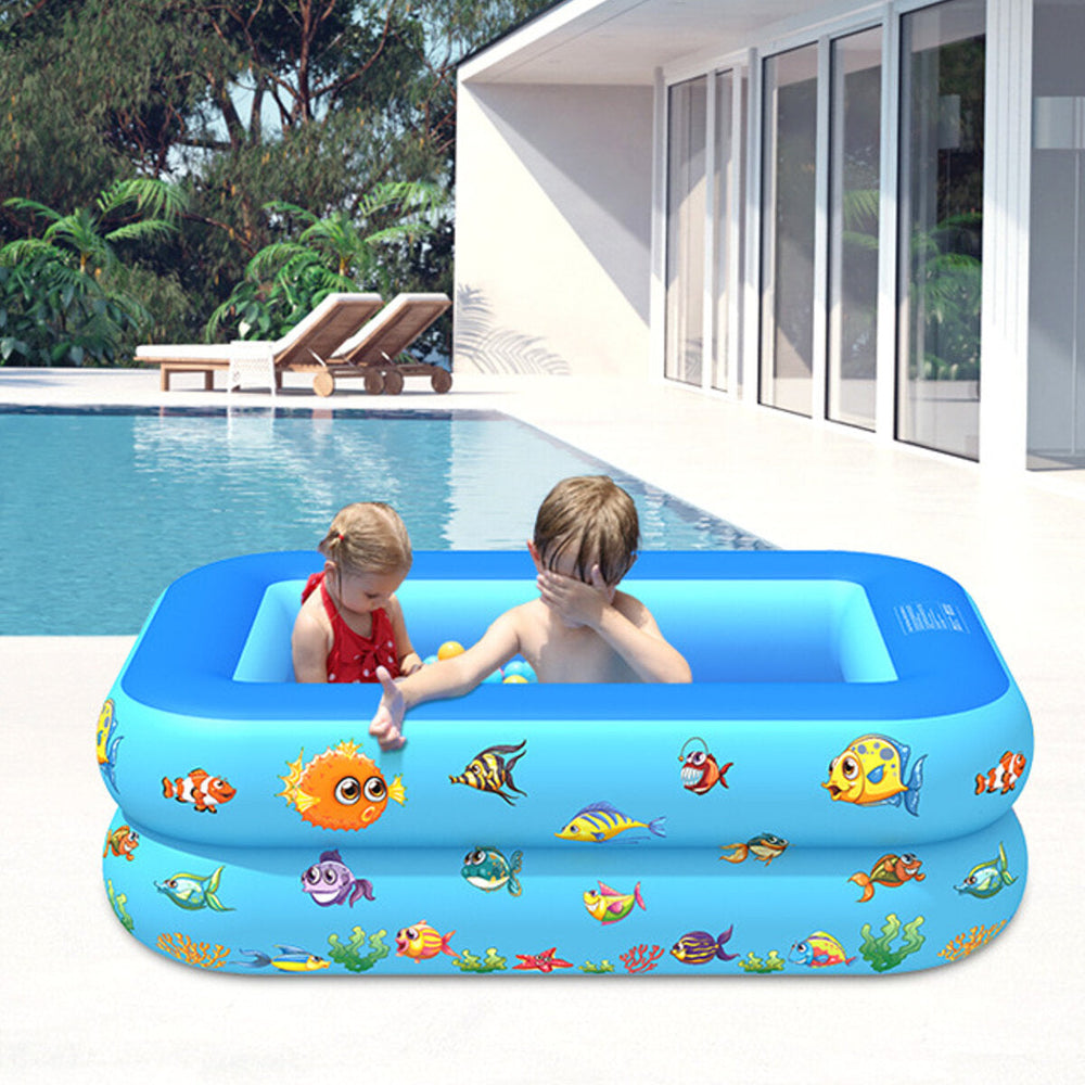 Inflatable Swimming Pool Garden Outdoor PVC Paddling Pools Kid Game Pool Image 2