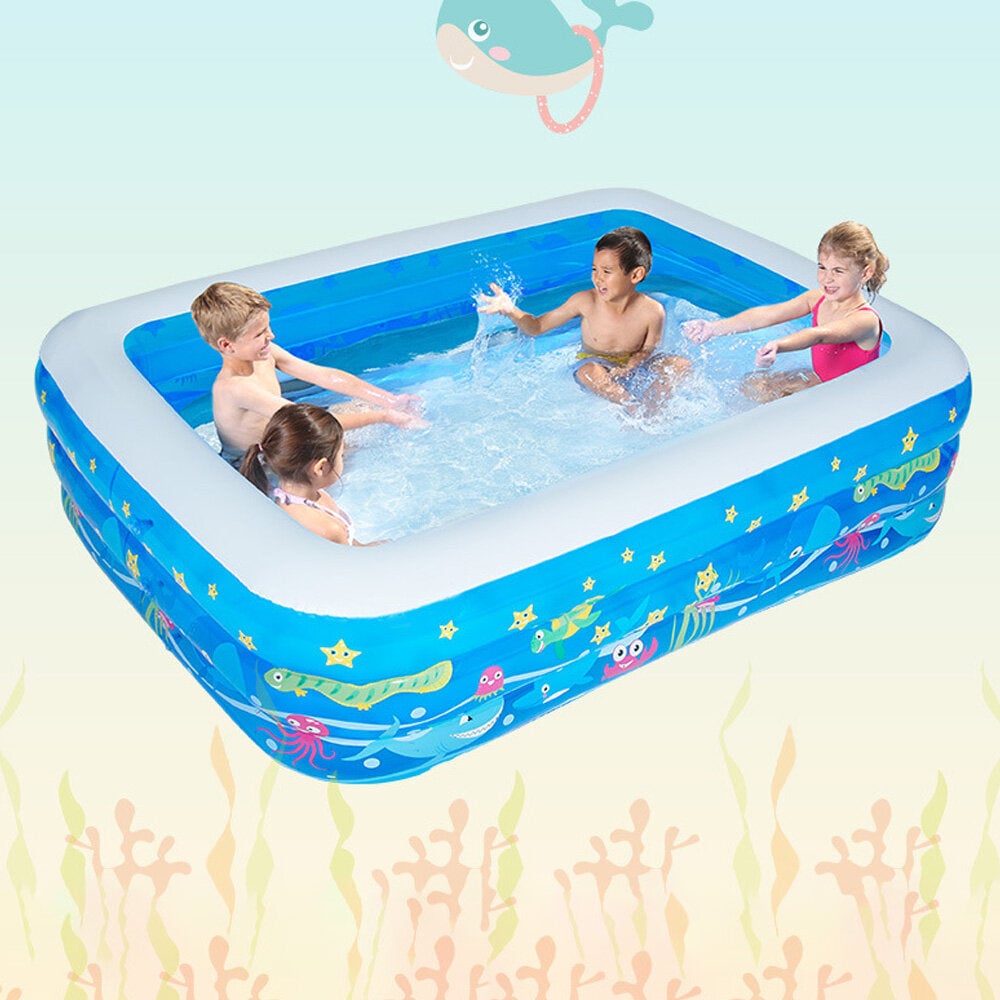 Inflatable Swimming Pool Kids Adult Yard Garden Family Party Outdoor Indoor Playing Inflatable Bathtub Image 2