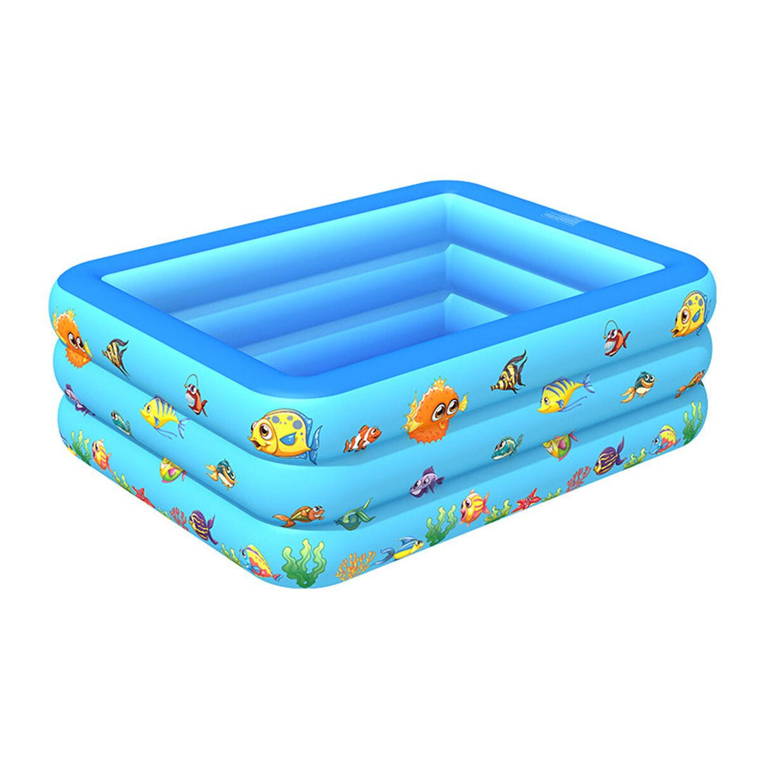 Inflatable Swimming Pool Garden Outdoor PVC Paddling Pools Kid Game Pool Image 5