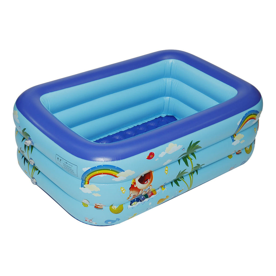 Inflatable Swimming Pool Outdoor Children Bath Pool Kids Paddling Bathtub-1.3M/1.5M Image 7