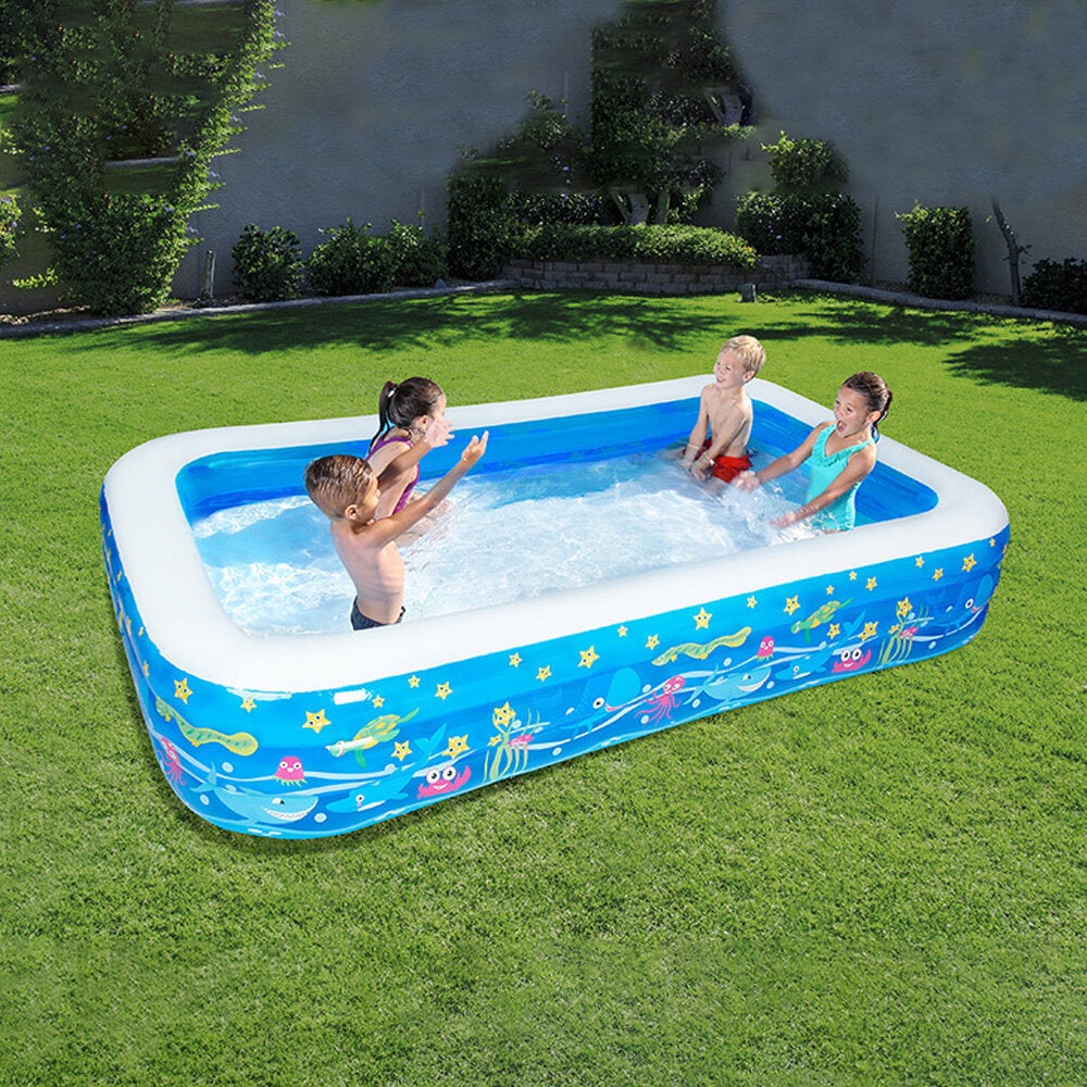 Inflatable Swimming Pool Kids Adult Yard Garden Family Party Outdoor Indoor Playing Inflatable Bathtub Image 5