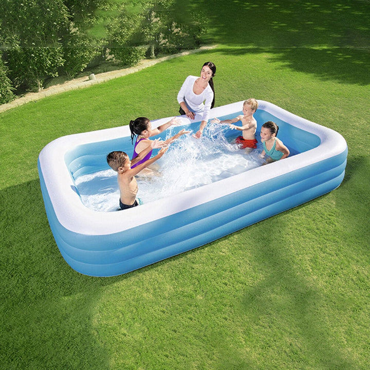 Inflatable Swimming Pool Kids Adult Yard Garden Family Party Outdoor Indoor Playing Inflatable Bathtub Image 6