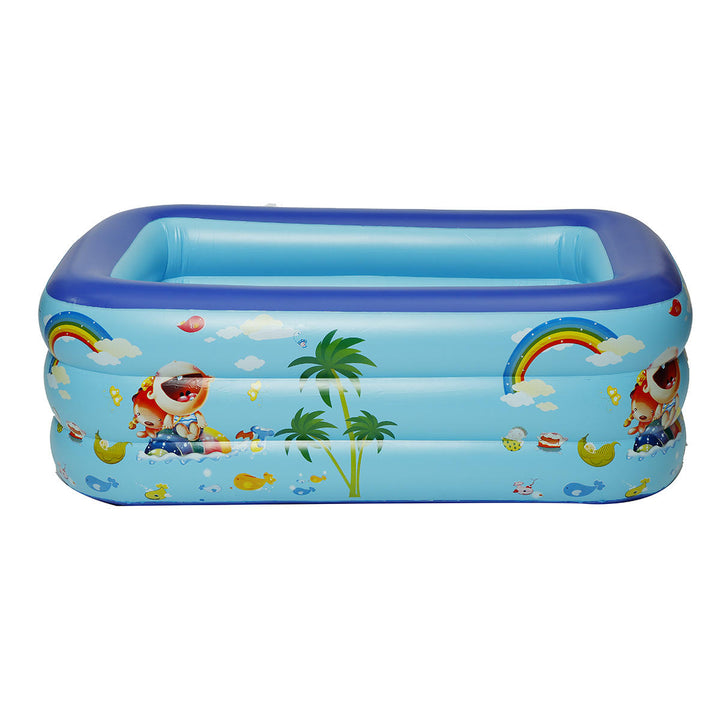 Inflatable Swimming Pool Outdoor Children Bath Pool Kids Paddling Bathtub-1.3M/1.5M Image 10