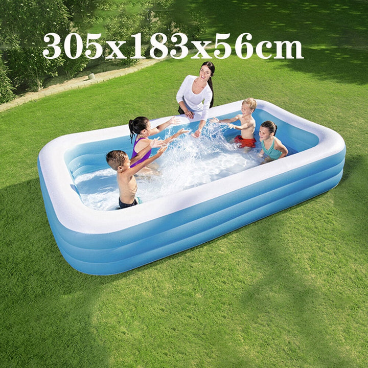 Inflatable Swimming Pool Kids Adult Yard Garden Family Party Outdoor Indoor Playing Inflatable Bathtub Image 7