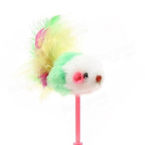 Interactive Cat Tumbler Toy Feather Toy Fluffy Mouse Crinkle Balls Cat Toys Pet Toys Image 4