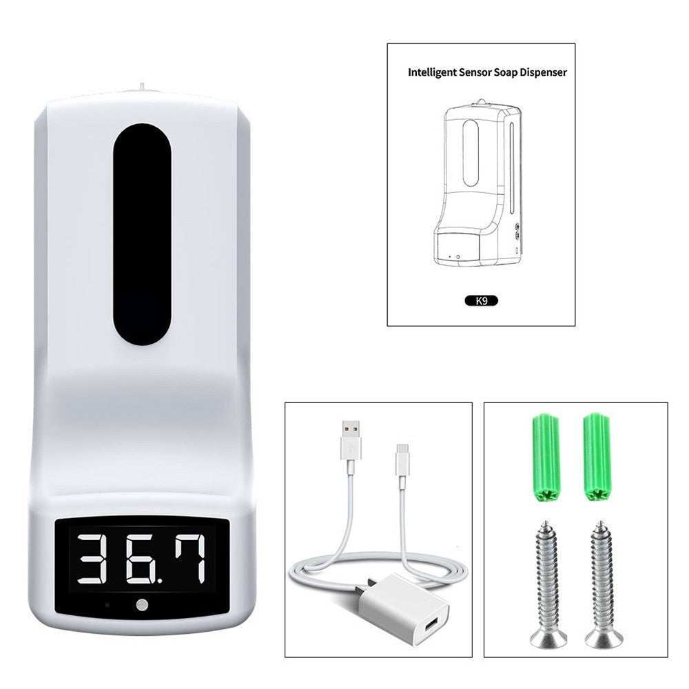 IR Automatic Temperature Measurement And Disinfection Machine With Bracket Wall-hanging/Tripod-fixed C/ F Automatic Image 6