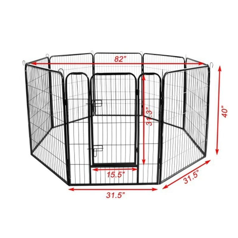 fine Wholesale Cheap Best Large Indoor Metal Puppy Dog Run Fence Iron Pet Dog Door Playpen Image 4