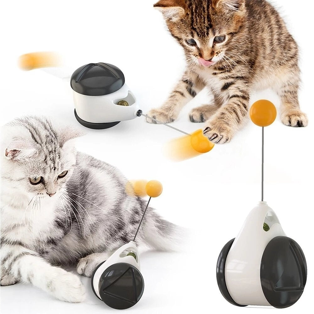 Irregular Cat Toy Rotating Ball Self-Balance Wheel Pet Toy Cute Interactive Toys Funny Kitty Toys Pet Supply Image 2