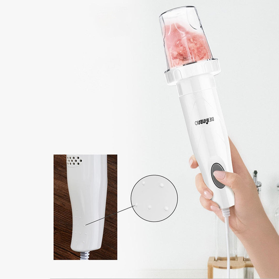 Kitchen Multi-function Hand Held Electric Food Blender Mixer Chopper Egg Meat Grinder Whisk Image 4