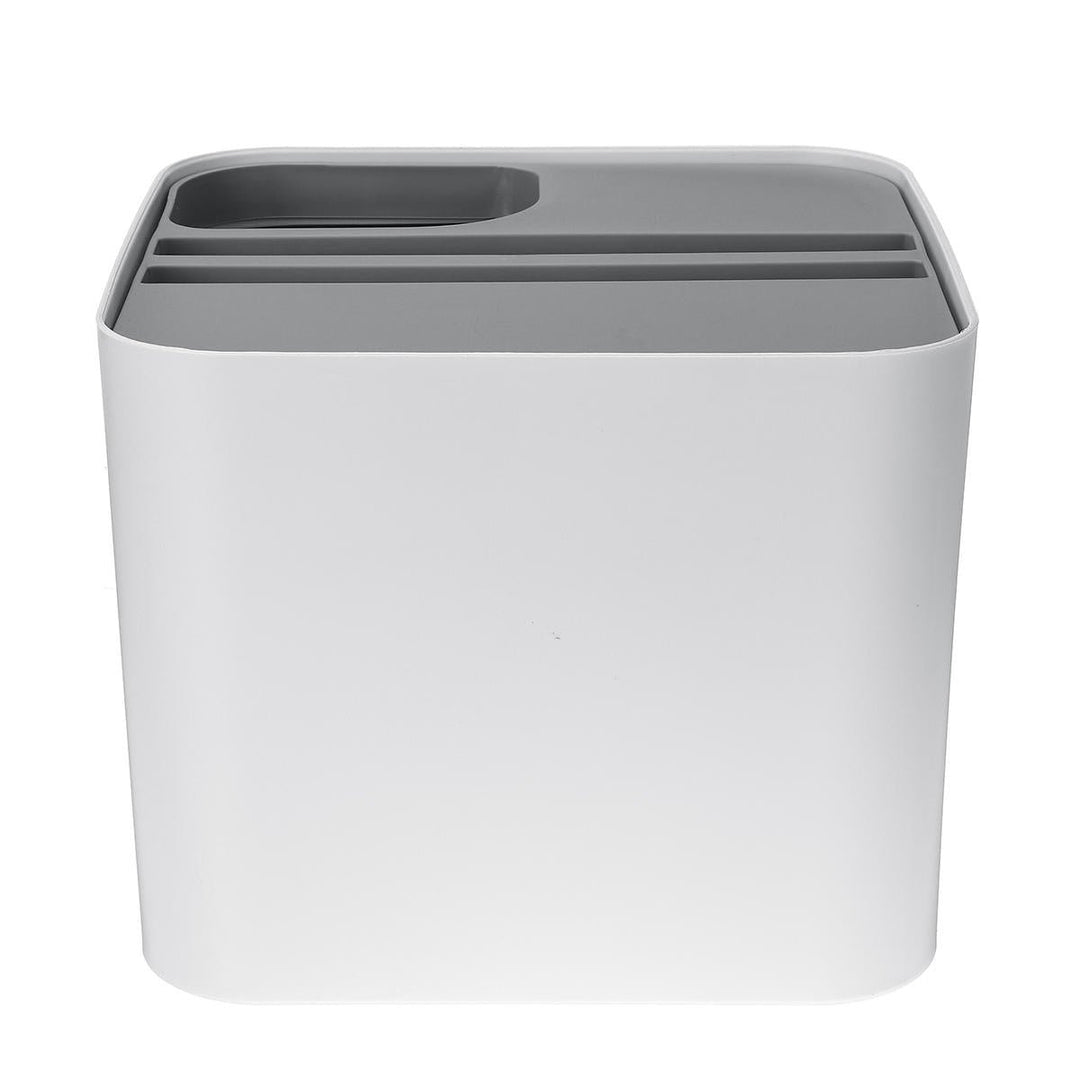 Kitchen Bathroom Trash Can Stacked Sorting Waste Bins Recycling Household Image 1