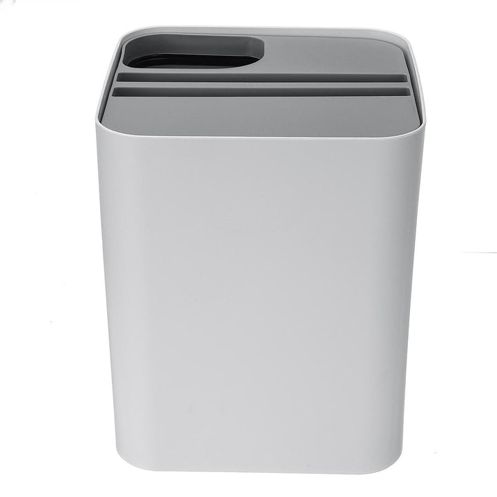 Kitchen Bathroom Trash Can Stacked Sorting Waste Bins Recycling Household Image 11