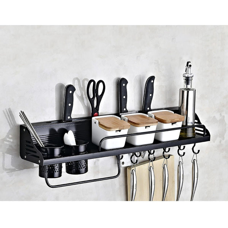 Kitchen Organization Storage Rack Wall Mount Coffee Cup Mug Cupboard Holder Shelf Hanger Image 2