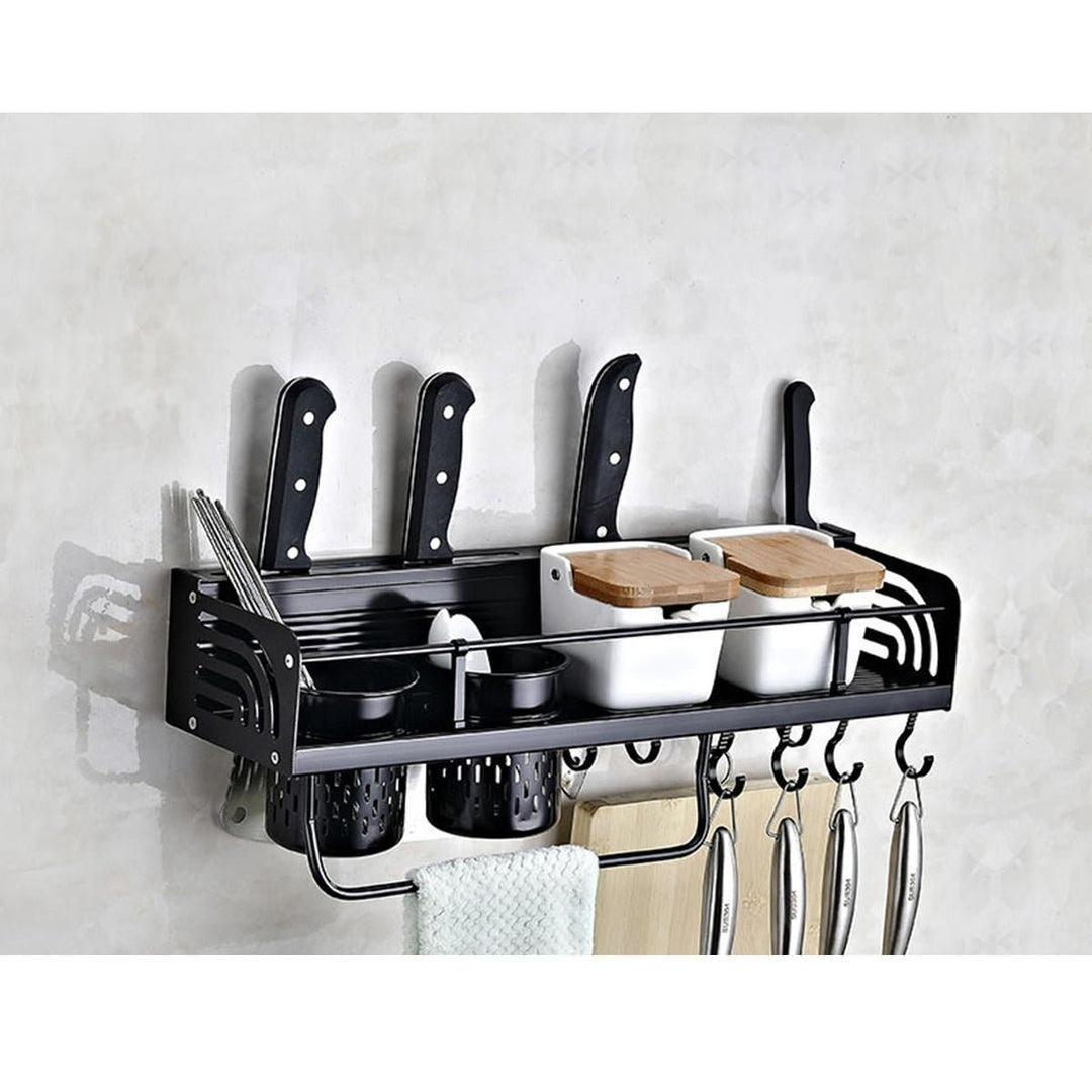 Kitchen Organization Storage Rack Wall Mount Coffee Cup Mug Cupboard Holder Shelf Hanger Image 3