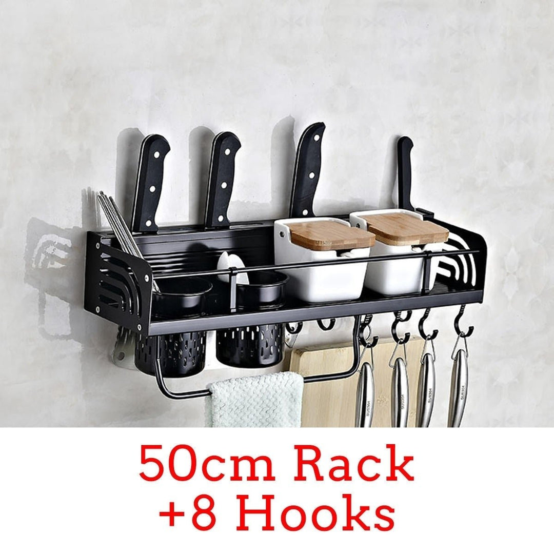 Kitchen Organization Storage Rack Wall Mount Coffee Cup Mug Cupboard Holder Shelf Hanger Image 1