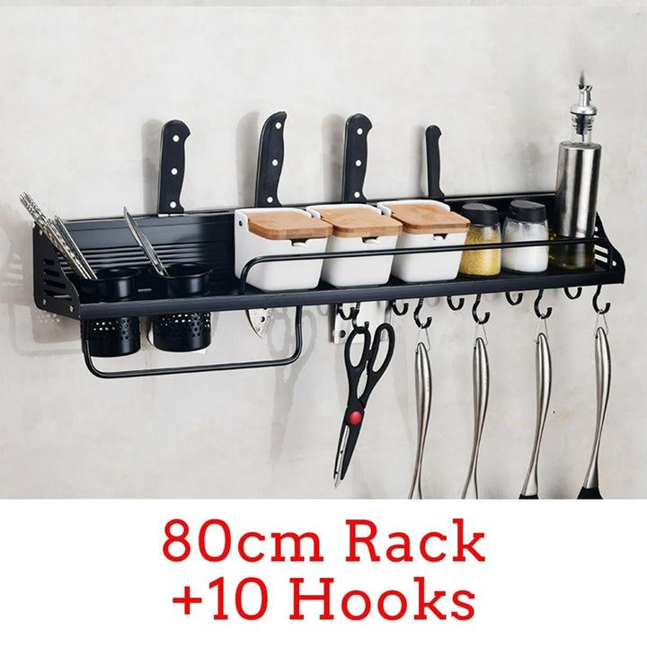 Kitchen Organization Storage Rack Wall Mount Coffee Cup Mug Cupboard Holder Shelf Hanger Image 1