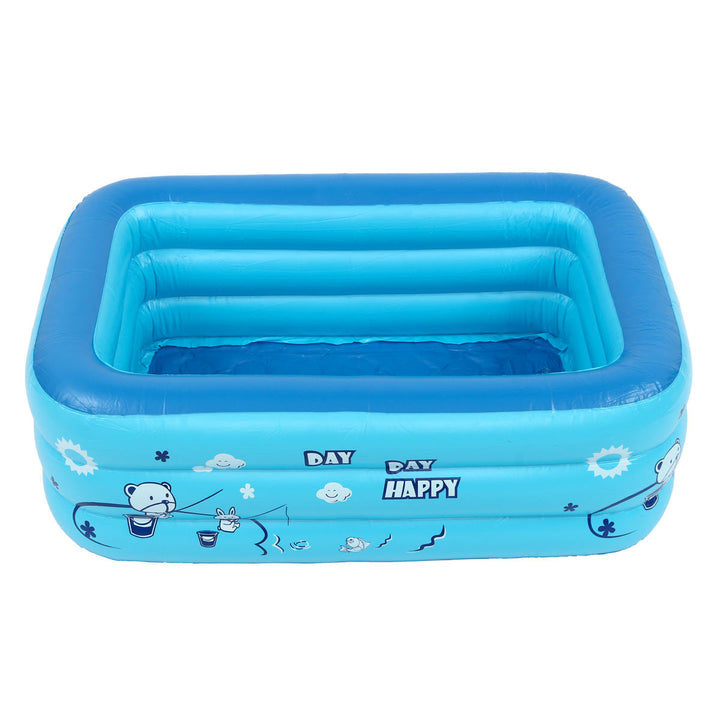 Kids Baby Children Inflatable Swimming Pool 3 Layer Pool Summer Water Fun Play Toy Image 1