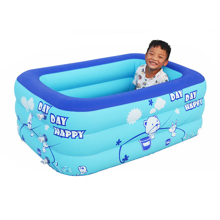 Kids Baby Children Inflatable Swimming Pool 3 Layer Pool Summer Water Fun Play Toy Image 10