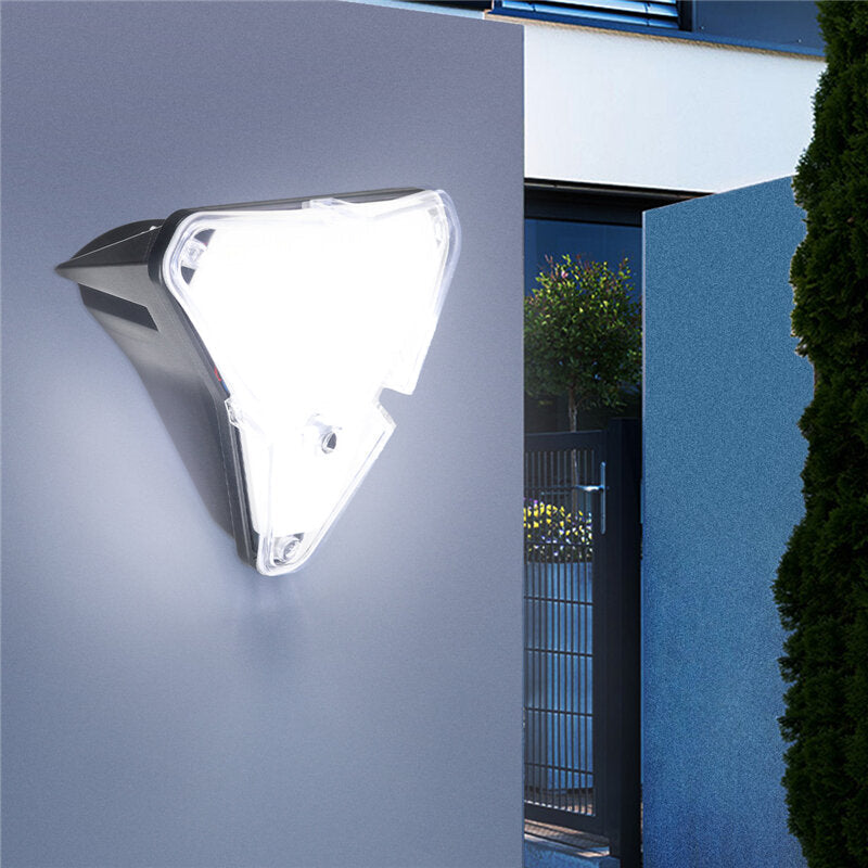 LED Solar Human Body Induction Wall Lamp Smart Light Control Outdoor Flood Light Household Garden Light Image 2