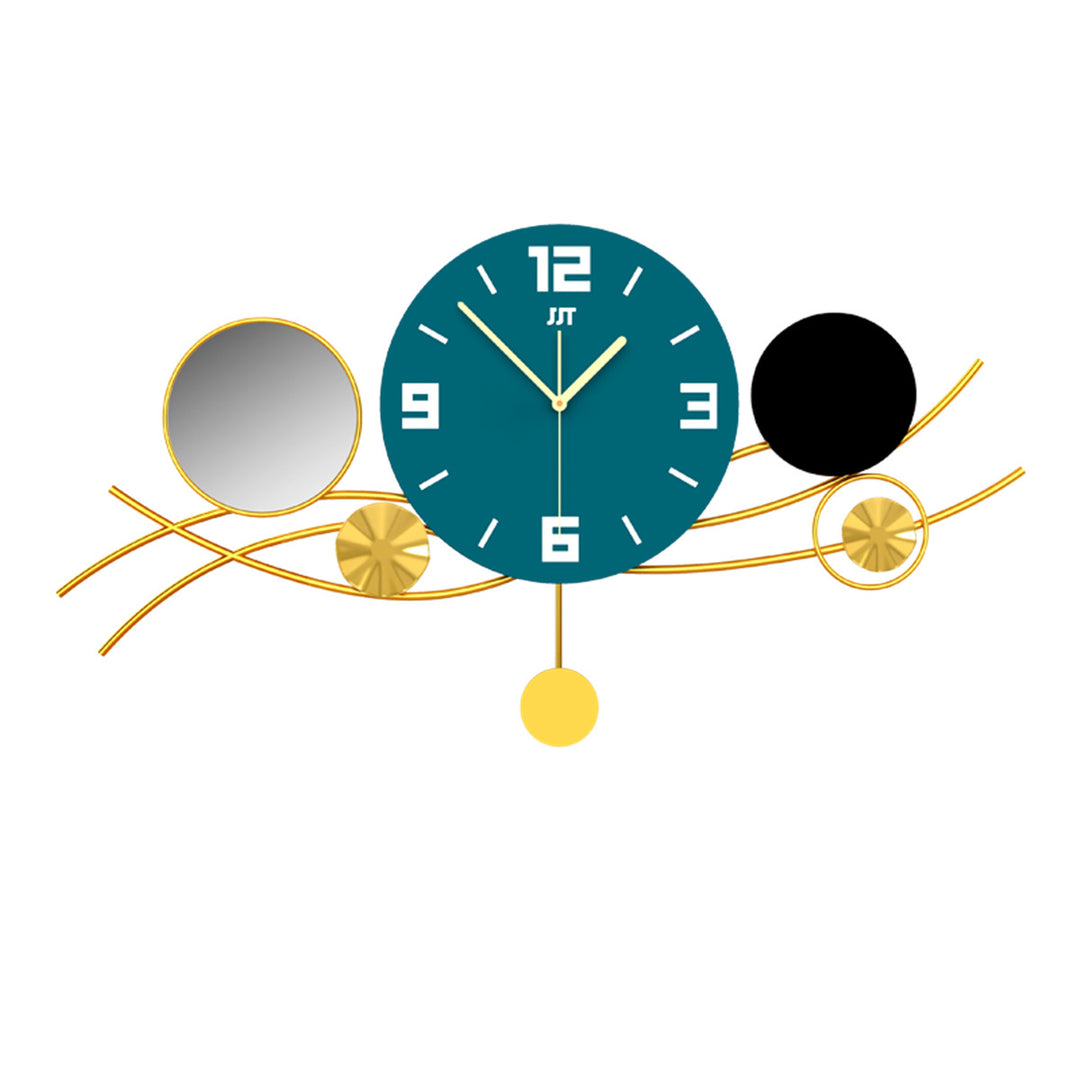 Light Luxury Clock Wall Clock Living Room Creative Home Decoration Watch Fashion Simple Art European Wall Clock without Image 1