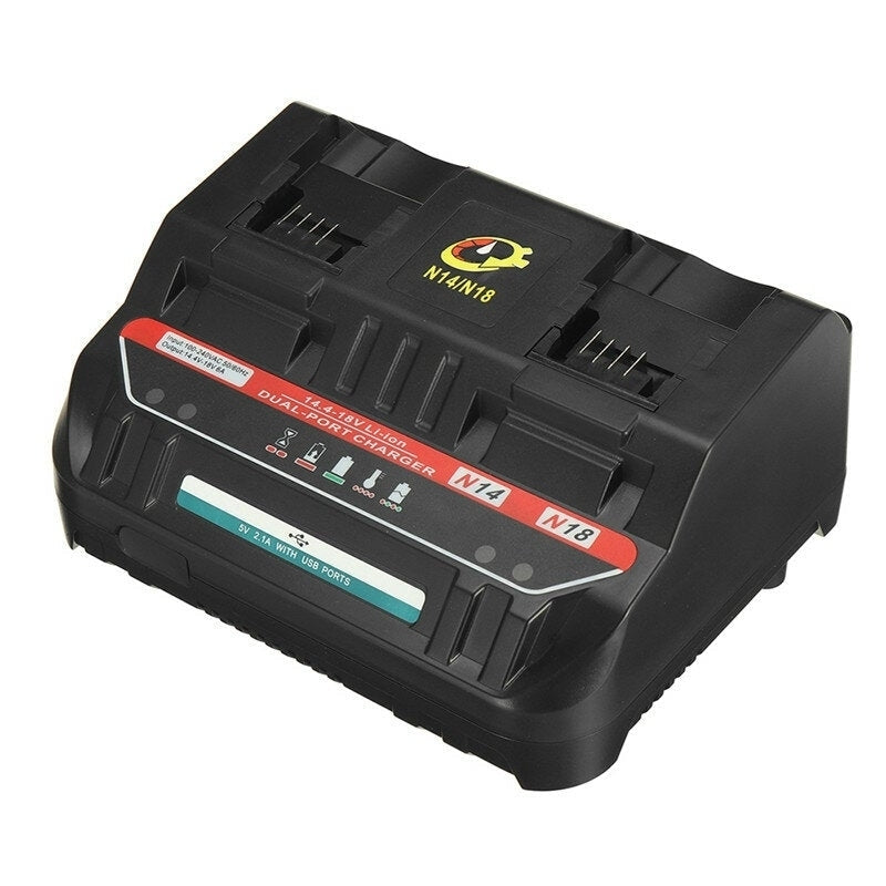 Li-ion Battery Charger 5V 1.5A AU/EU/US/UK Plug Charging Current For MILwaukee 14.4V-18V M14 M18 Li-ion Battery Power Image 1