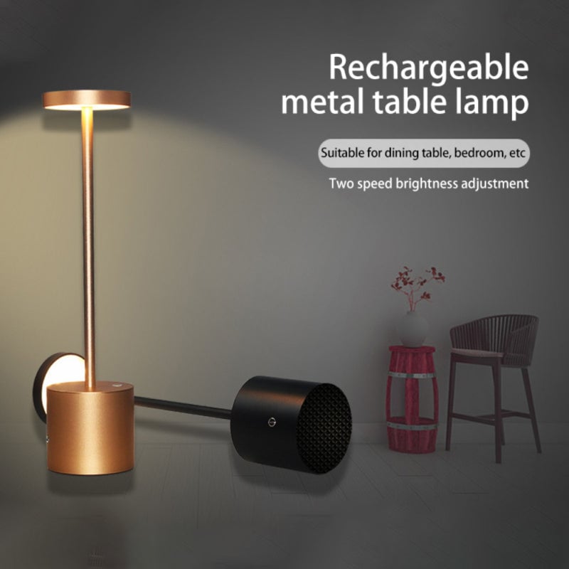 LED Desk Lamps Aluminum Alloy RechargeableTouch Dimming Table Lamps For Bar Living Room Reading Camping Light Image 10