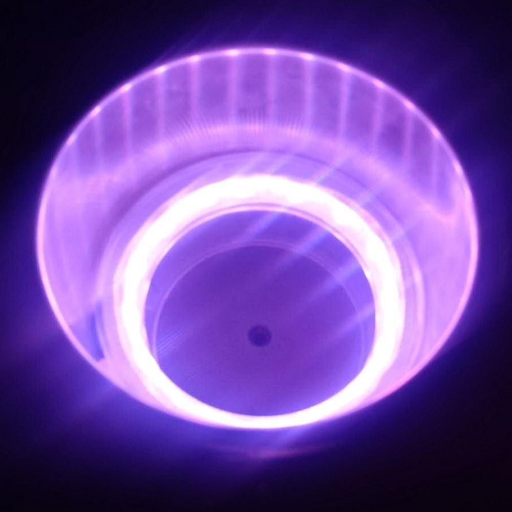 LED Plastic Cup Holder, Light Drink Holder with 14LEDs, for Marine Boat Car Truck RV Yacht Purple Image 8