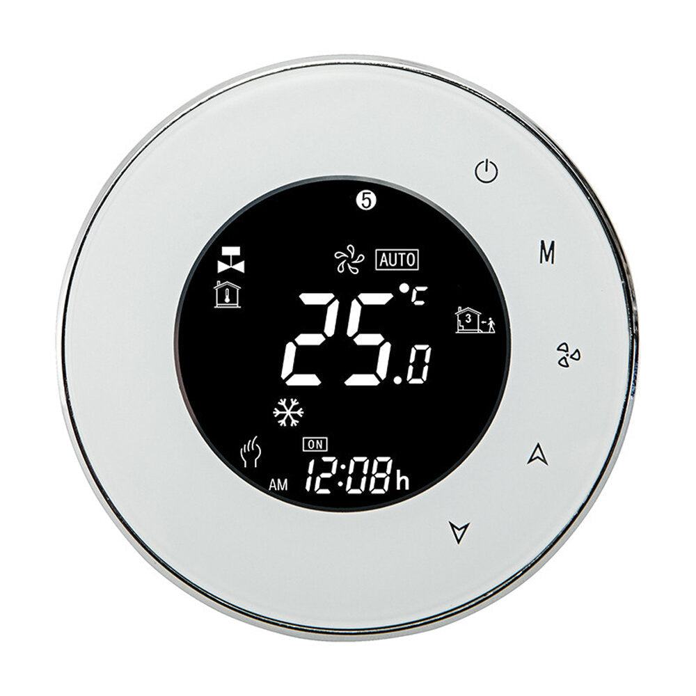 LCD Touch Screen Electric Underfloor Heating Thermostat Backlight WIFI 16A Works With Alexa Google Home Image 5