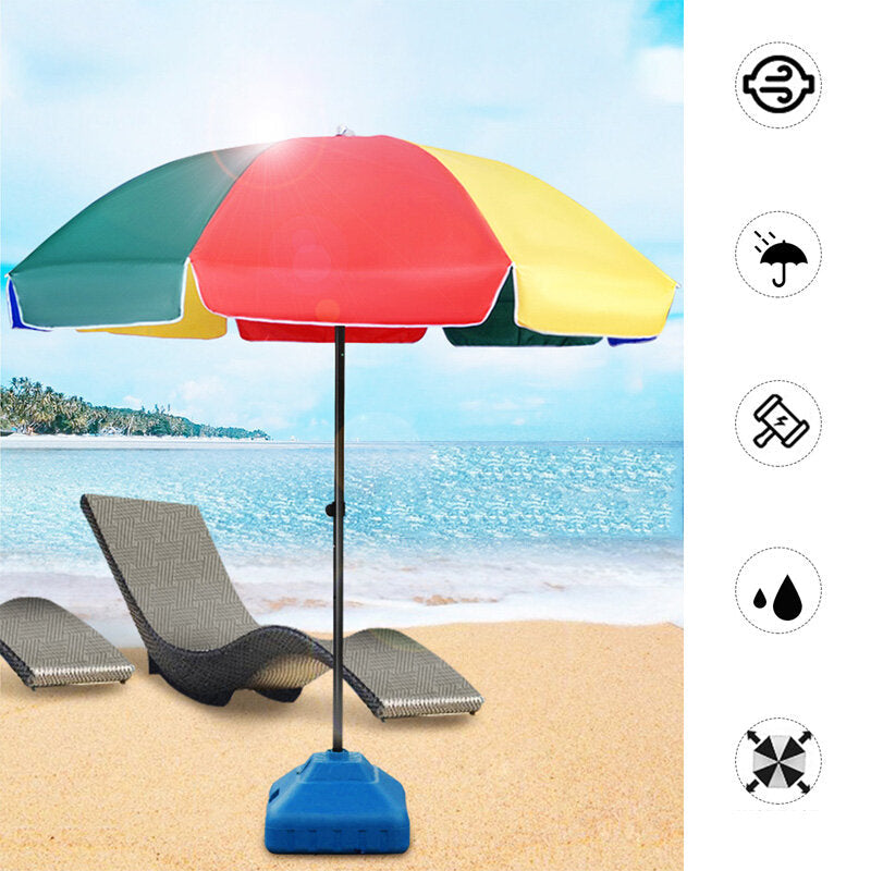 Large Beach Umbrella Tilt Aluminum Pole and Integrated Sunshade Waterproof And Sun Protection Outdoor Sunshade Image 1