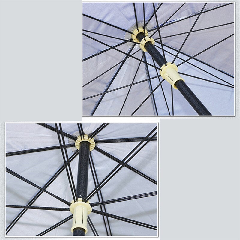 Large Beach Umbrella Tilt Aluminum Pole and Integrated Sunshade Waterproof And Sun Protection Outdoor Sunshade Image 3