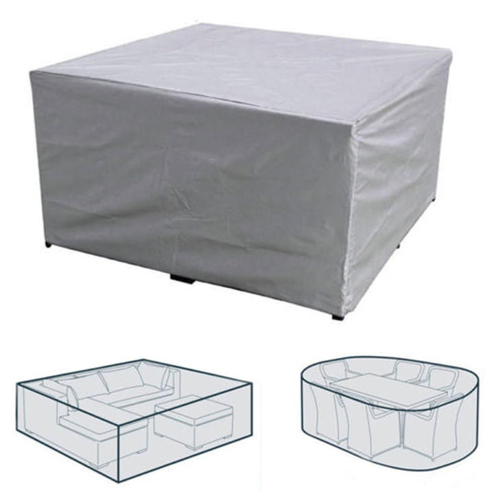 Large Capacity Waterproof Furniture Table Sofa Chair Cover Garden Outdoor Patio Protector Image 2