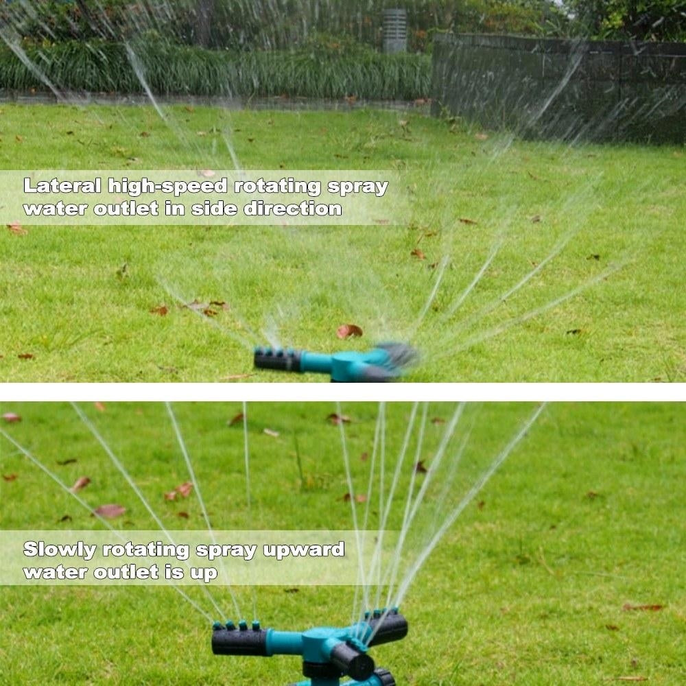 Lawn Sprinkler, Water Sprinklers for Garden Yard, Automatic 360 Degree Rotating Irrigation Sprayer Image 4