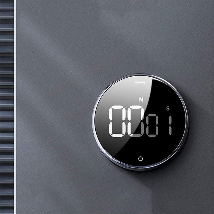 LCD Display Magnetic Digital Timers Mechanical Cooking Alarm Clock Image 7