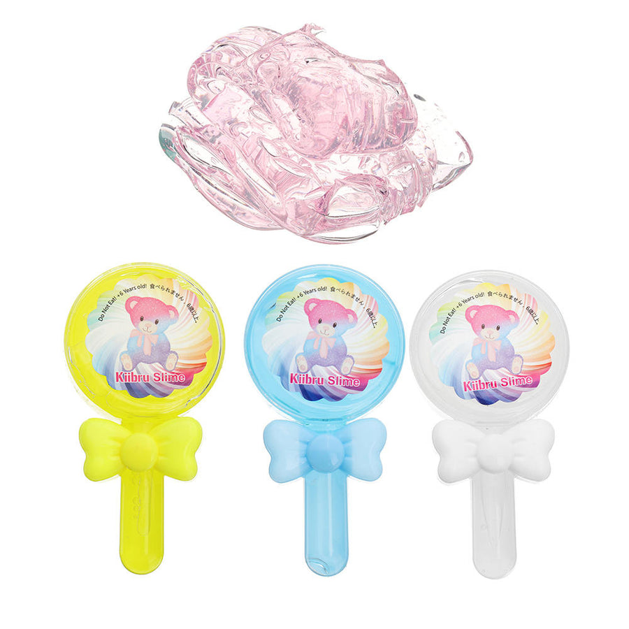 Lollipop Slime 12.56.52.5CM Transparent Jelly Mud DIY Gift Toy Stress Reliever Image 1