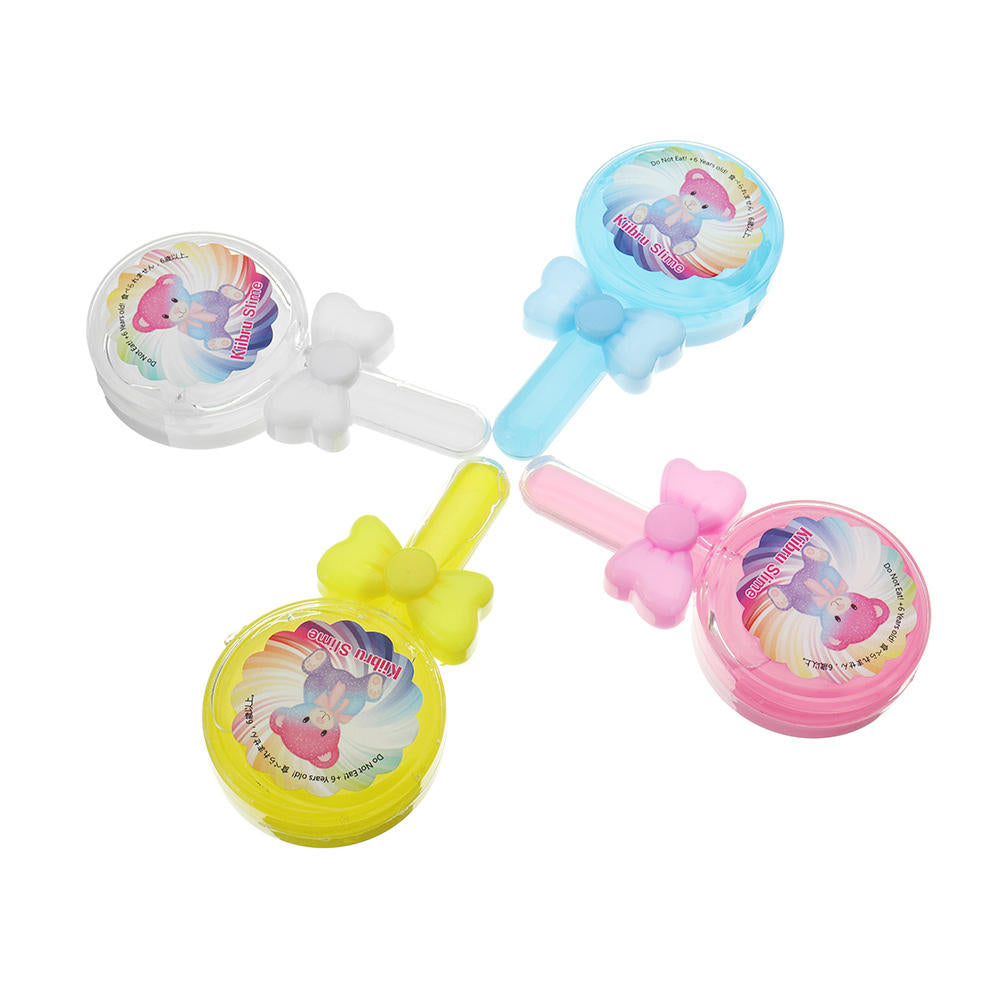 Lollipop Slime 12.56.52.5CM Transparent Jelly Mud DIY Gift Toy Stress Reliever Image 2