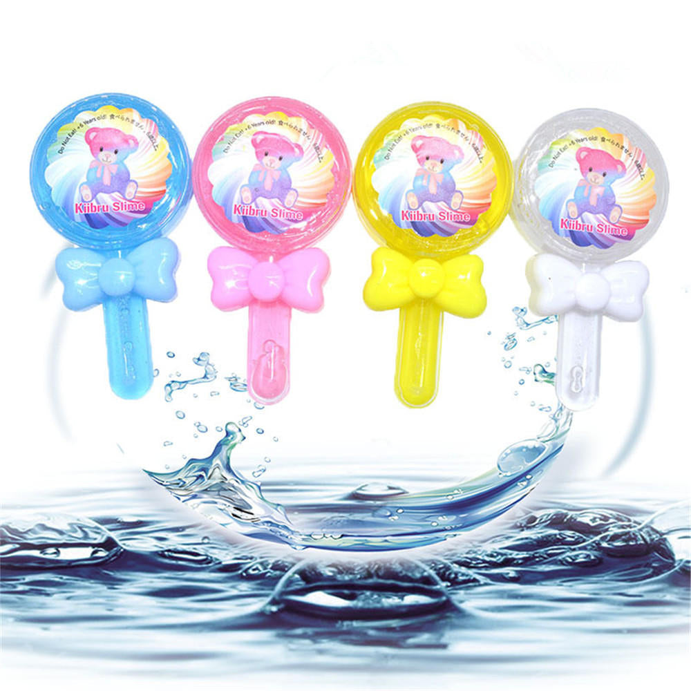 Lollipop Slime 12.56.52.5CM Transparent Jelly Mud DIY Gift Toy Stress Reliever Image 7