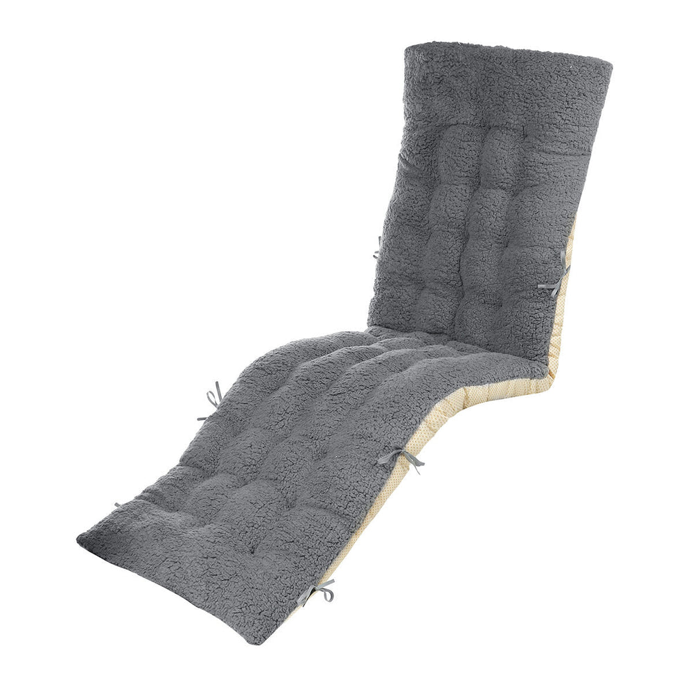 Long Rocking Chair Mat Folding Thick Garden Comfortable Furniture Sofa Recliner Back Cushion Pillow Seat Home Supplies Image 2