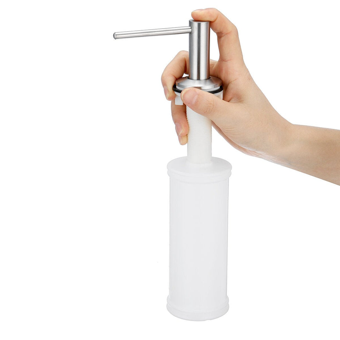 Liquid Soap Dispenser Stainless Steel Deck Mounted 300ml Kitchen Soap Dispensers Image 5