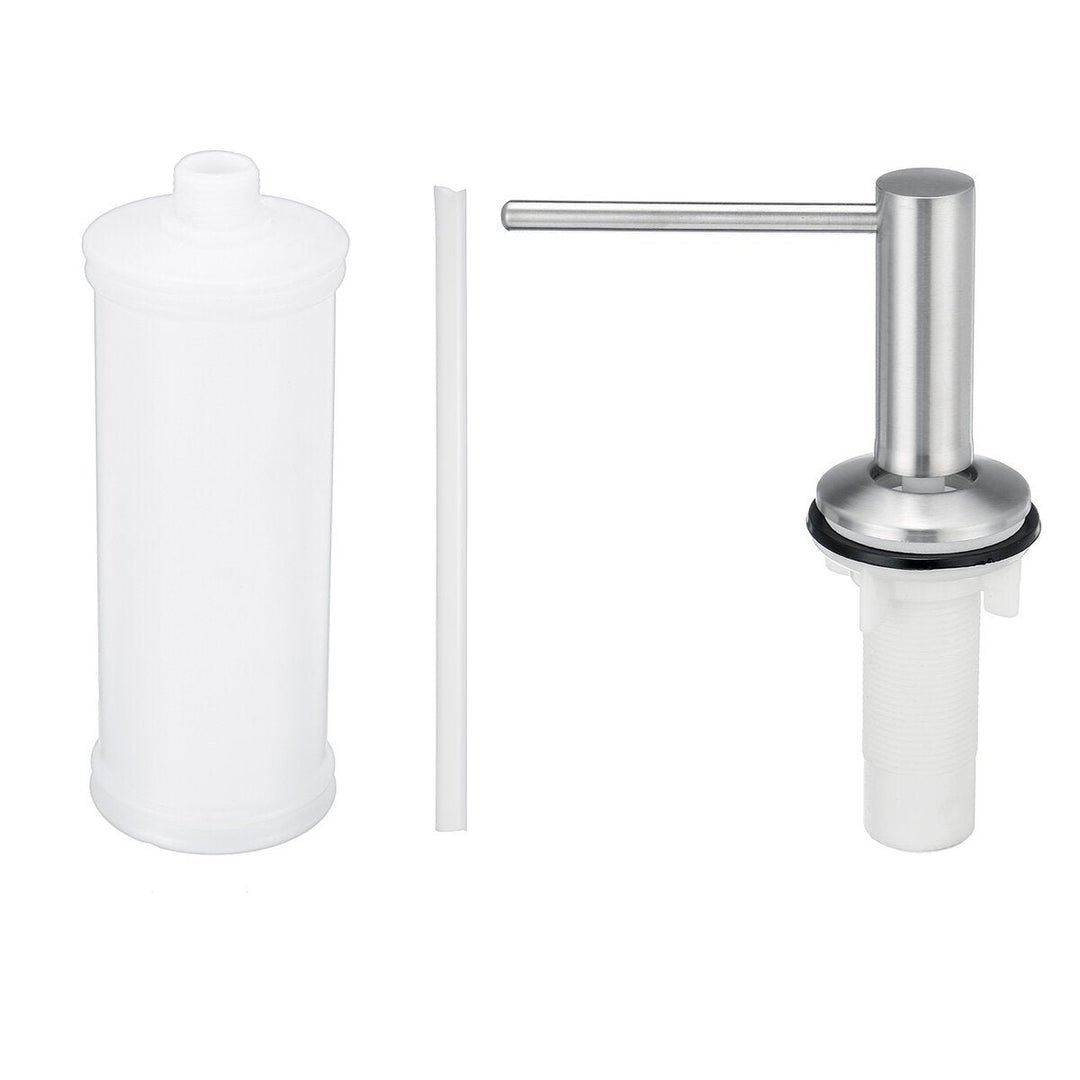 Liquid Soap Dispenser Stainless Steel Deck Mounted 300ml Kitchen Soap Dispensers Image 8