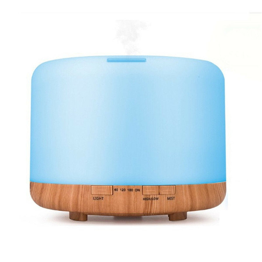 Large Mist Spray 500ML Ultrasonic Aroma Diffuser Household Humidifier Colorful Night Light Household Air Purifying Image 1