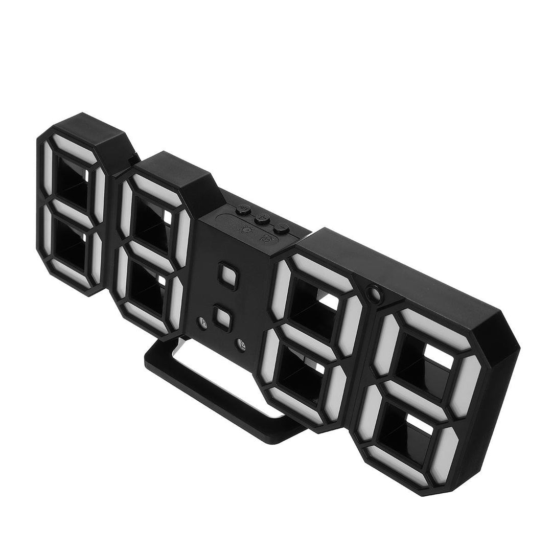 Large Modern Design Digital Led Wall Clock Watches 24 Or 12-Hour Display Image 5