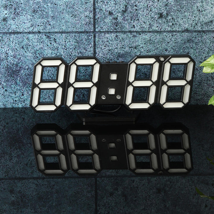 Large Modern Design Digital Led Wall Clock Watches 24 Or 12-Hour Display Image 8